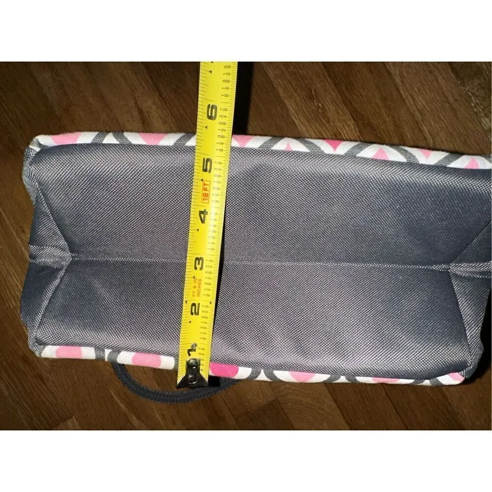 Fit & Fresh Insulated Lunch Tote Pink Gray